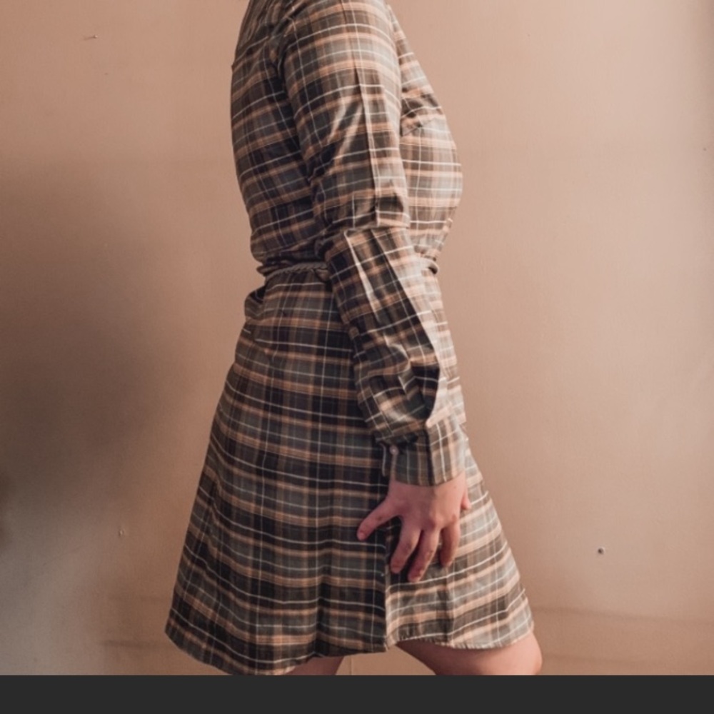 NWT ✨ U.S. Polo Assn. Plaid Button Up Dress